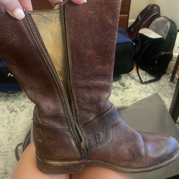 Frye Mid-Calf Buckle Boots - Picture 4 of 4